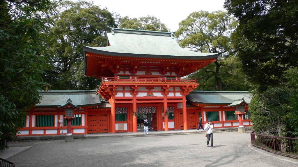 氷川神社　楼門